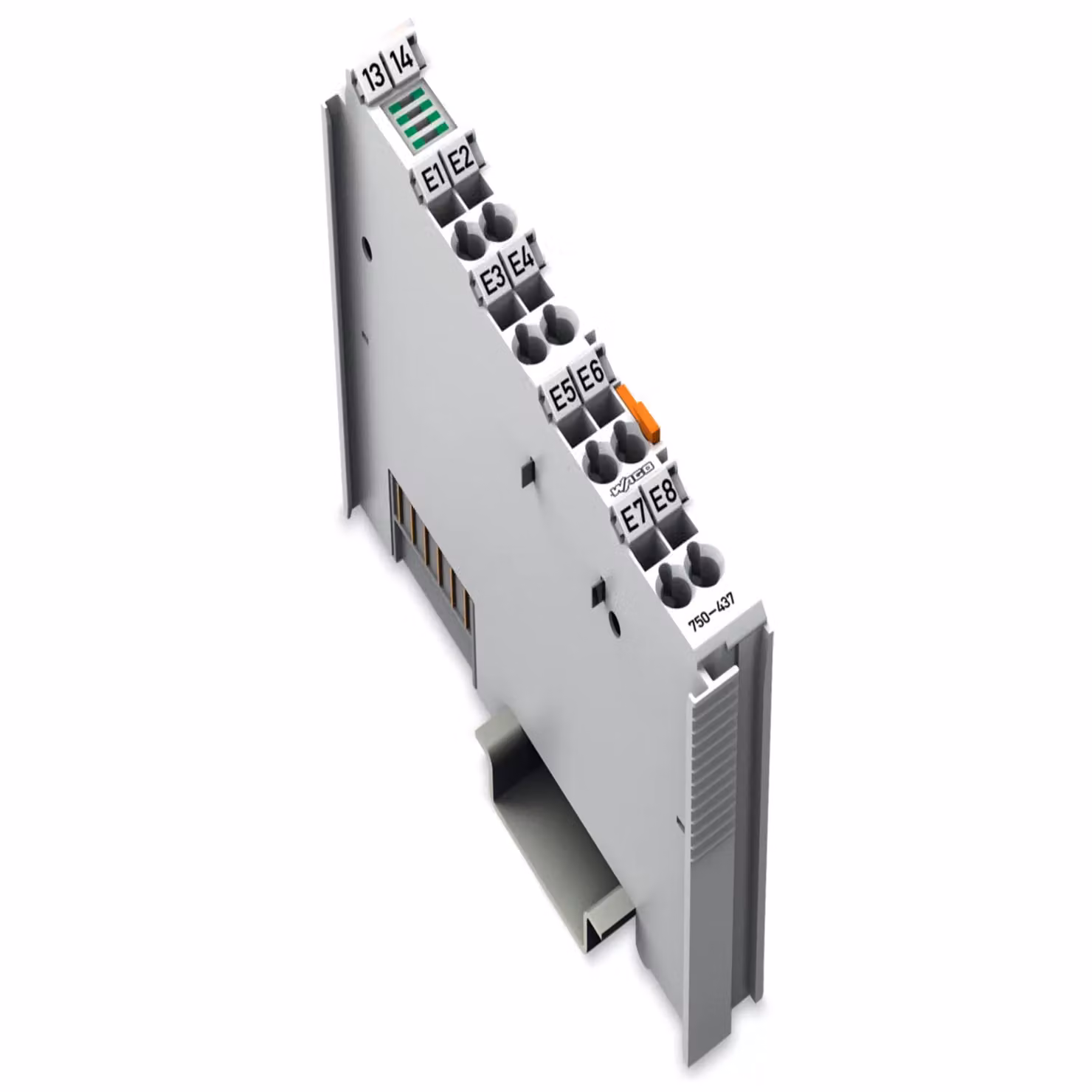 Wago 750-437, 8 canali, 0,5 kV, ingresso, 24 V, 12 x 100 x 67,8 mm