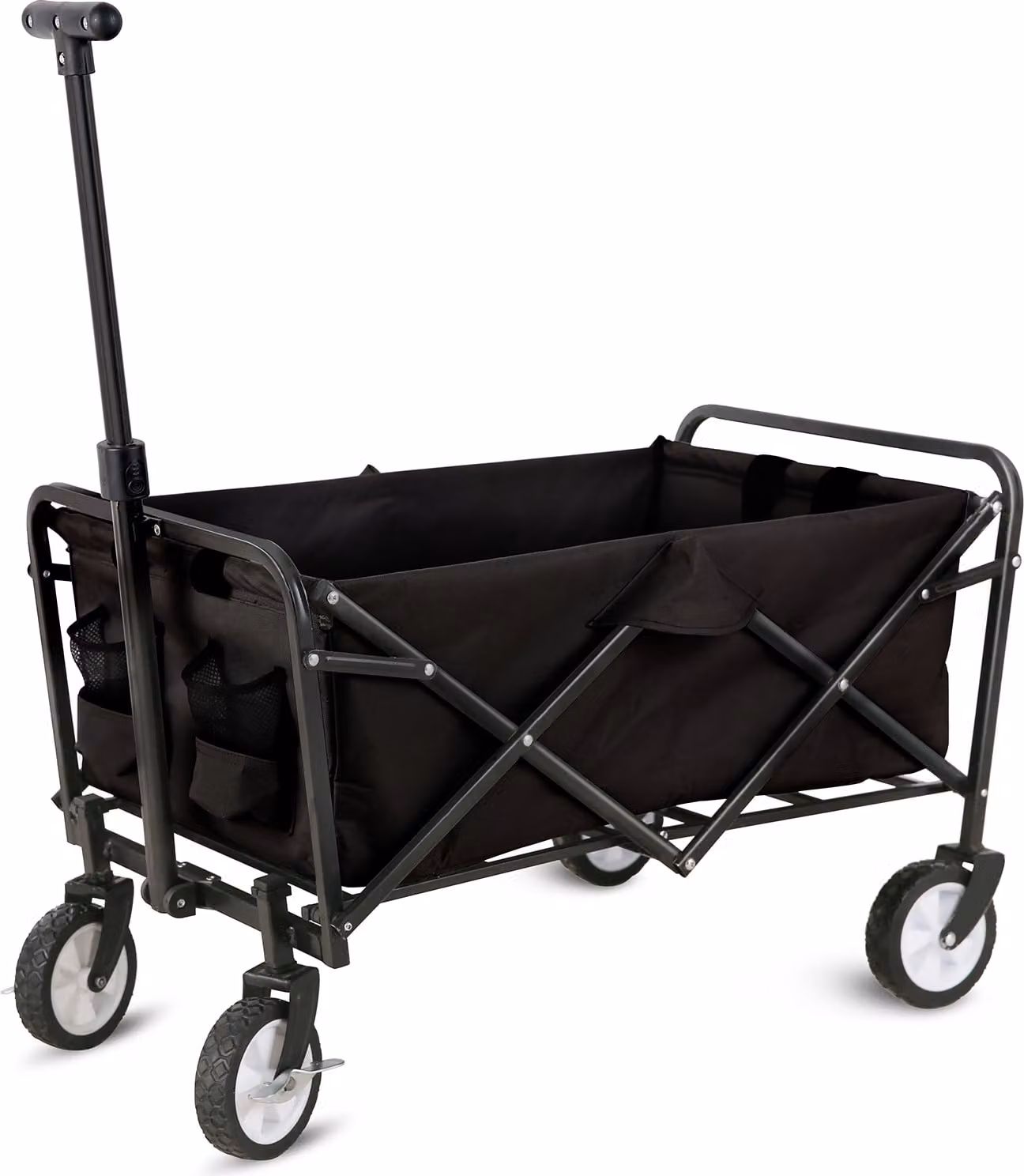 3.00 Carretto pieghevole fino a 80 kg - ca. 75 x 46 x 88 cm - 4 ruote in gomma e consegna con borsa di trasporto inclusa