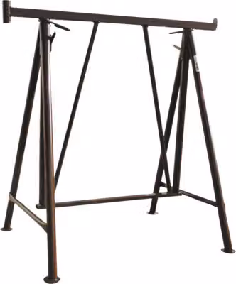 Cavalletto pieghevole Schake Compakt S 1500, verniciato marrone, altezza 1,20-1,95 m