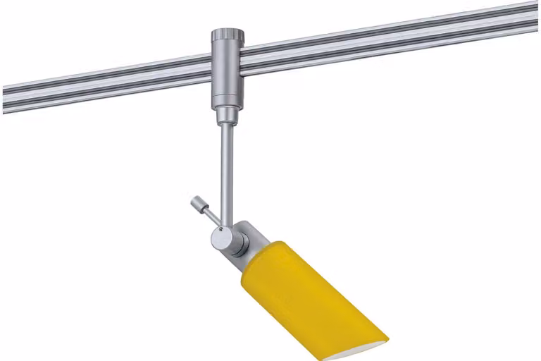 Paulmann 972.77 Sistema a binario L&E Phantom Spot Phila 40W G9 Cromo opaco/arancione satinato/giallo satinato 230V Metallo/plastica/vetro