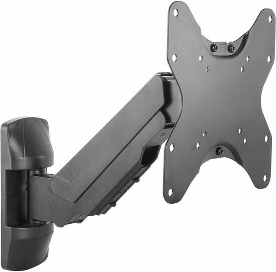 Sistema di supporto per TV rotativo con molla a gas per schermi da 23 a 43 pollici, monitorarm inclinabile, peso massimo 30 kg, VESA 200x200.