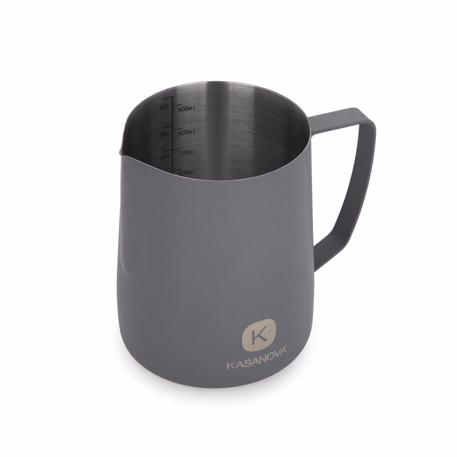 Bricco per latte KASANOVA in acciaio inox grigio, 0,9 l – 2