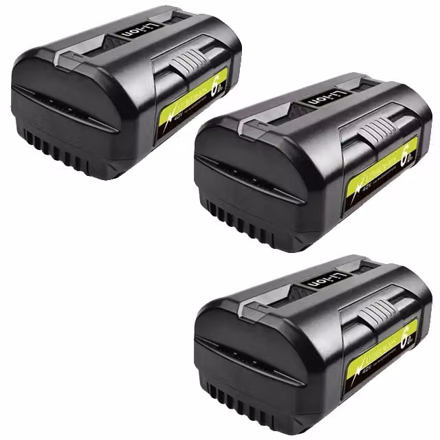 Batterie ricaricabili, compatibili con utensili elettrici a 40V, alta capacità di 6000mAh, 3