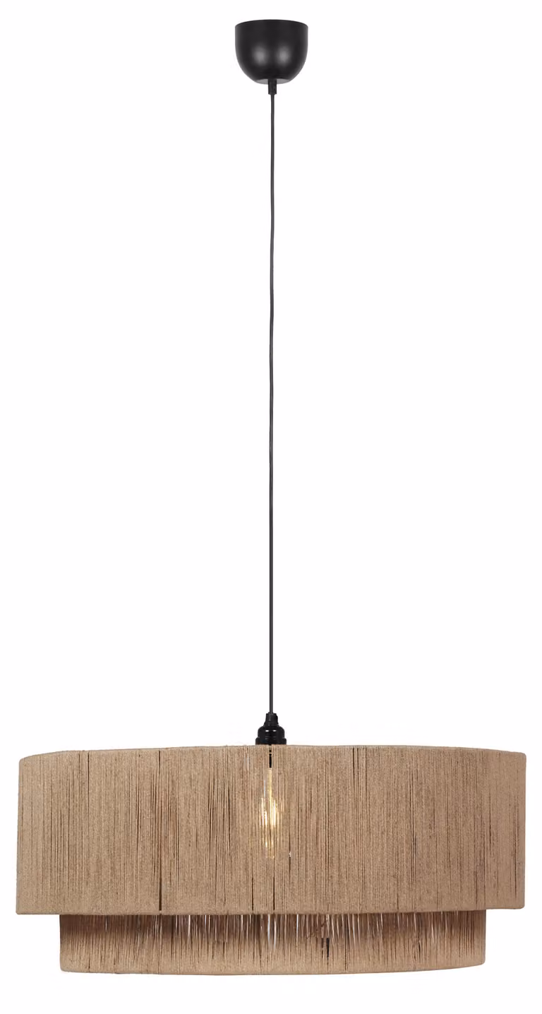 Lampada a sospensione TRIO-Leuchten SMILLA, dimensioni 60x150 cm, colore marrone