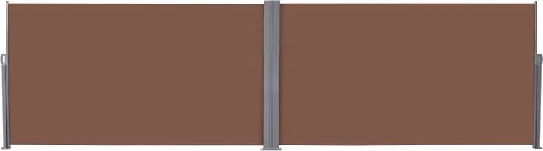 Tenda da Sole Laterale Retrattile 160x600 cm Marrone