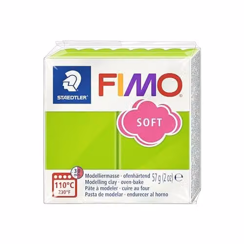Pasta fimo soft 50 - 56 g verde mela