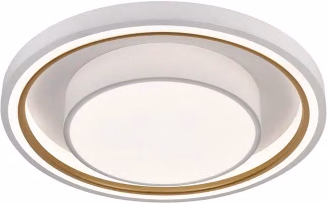 Plafoniera LED Trade Shop PN-31-3C Bianca con Telecomando e App Bluetooth, 35W, 3 Colori Luce Dimmerabile