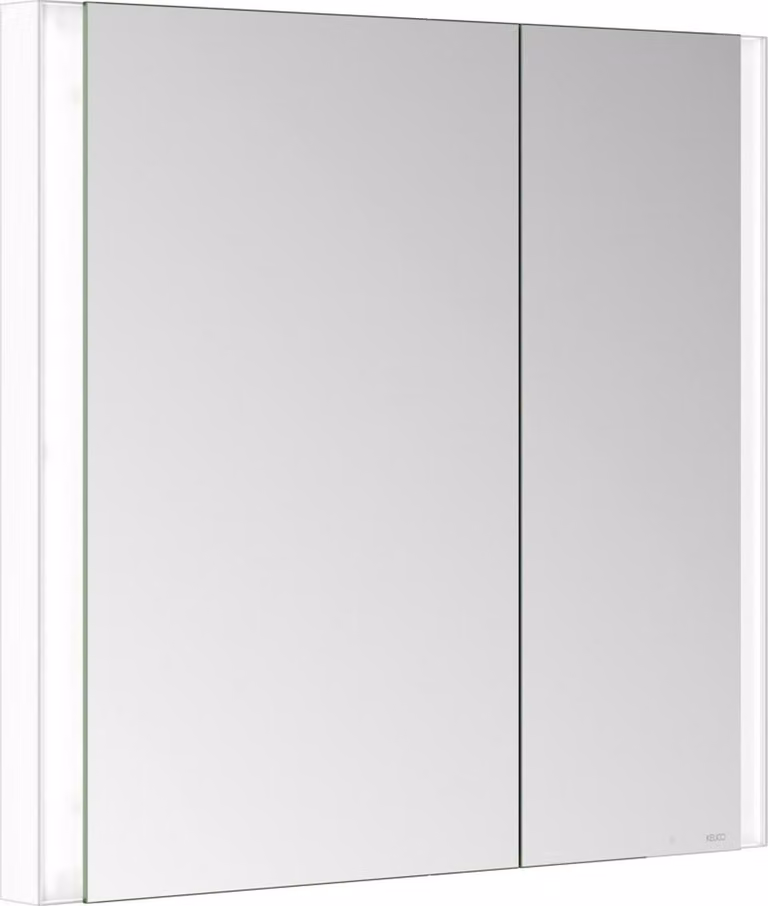 KEUCO SOMARIS Armoire de toilette encastrable 2 portes, asymétrique, 800mm, 14512512200, 14512512200