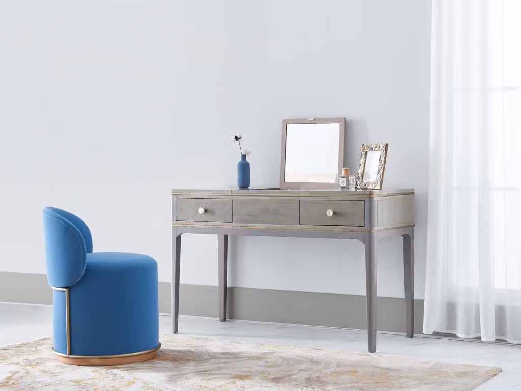 Schminktisch Kosmetik Tisch Spiegel Kommode Frisier Tische Designer Konsolen