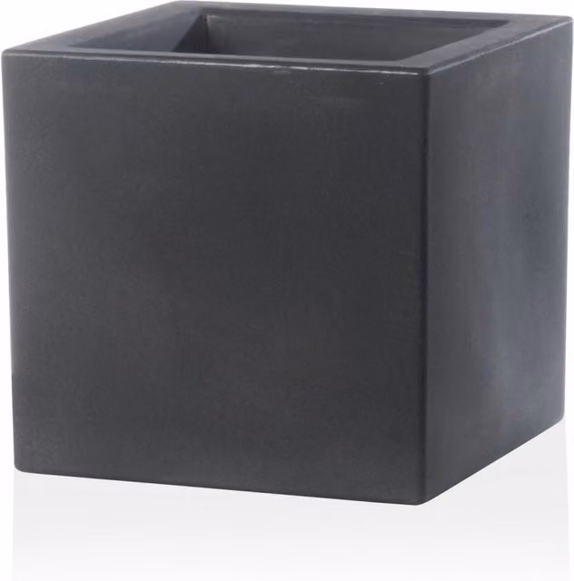 Vaso Quadrato colore Antracite 58x58 CM H 58 mod. Schio Cubo