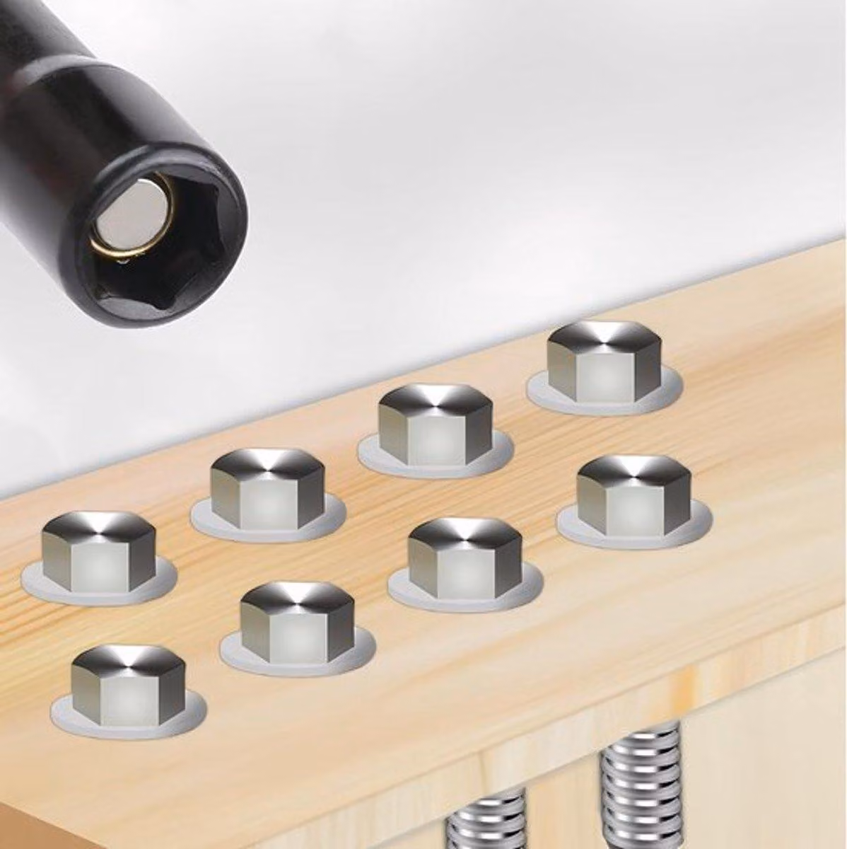 Set di chiavi dinamometriche da 13 pezzi - Punte esagonali magnetiche - Acciaio 40ACR - Adatte per applicazioni che richiedono un'elevata coppia