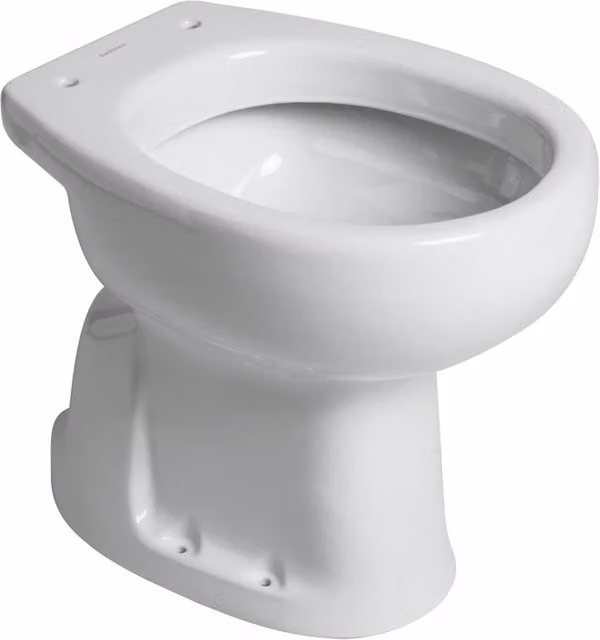 Vaso per anziani SANIS AUSIL LINE verticale in ceramica bianca con scarico a pavimento