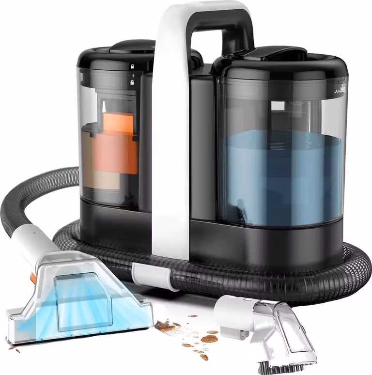 Battitappeto portatile, potenza 600W, forza di aspirazione 15 Kpa, W07, EU
