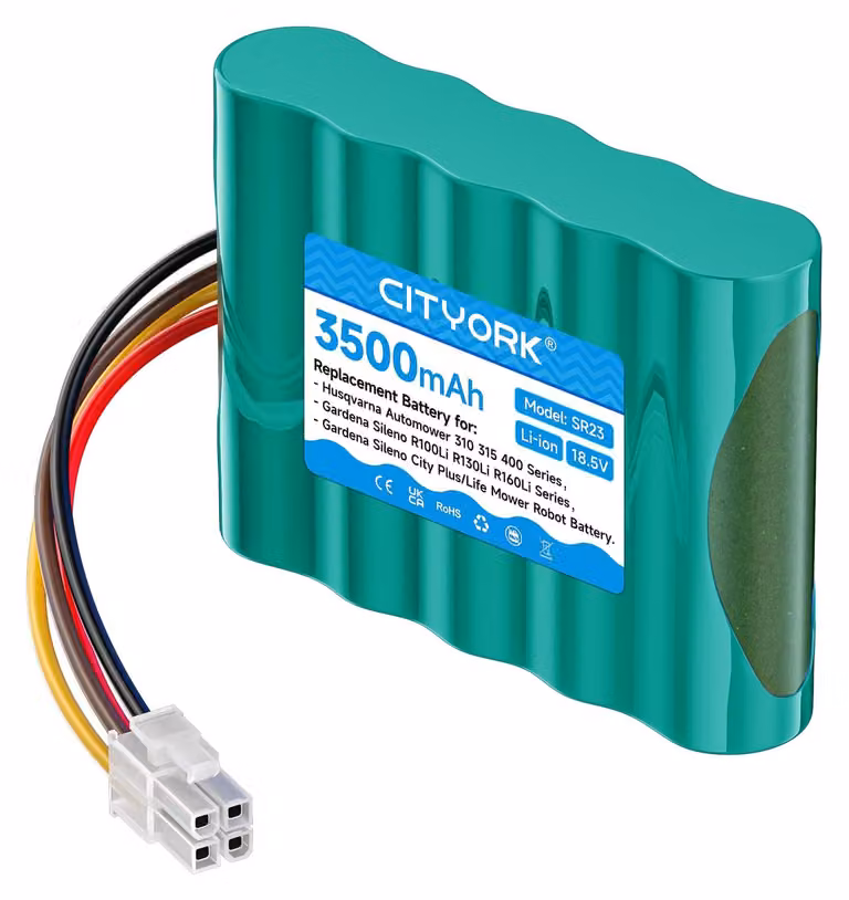 Batteria di ricambio da 3500mAh, 18,5V, agli ioni di litio, compatibile con Husqvarna/Gardena