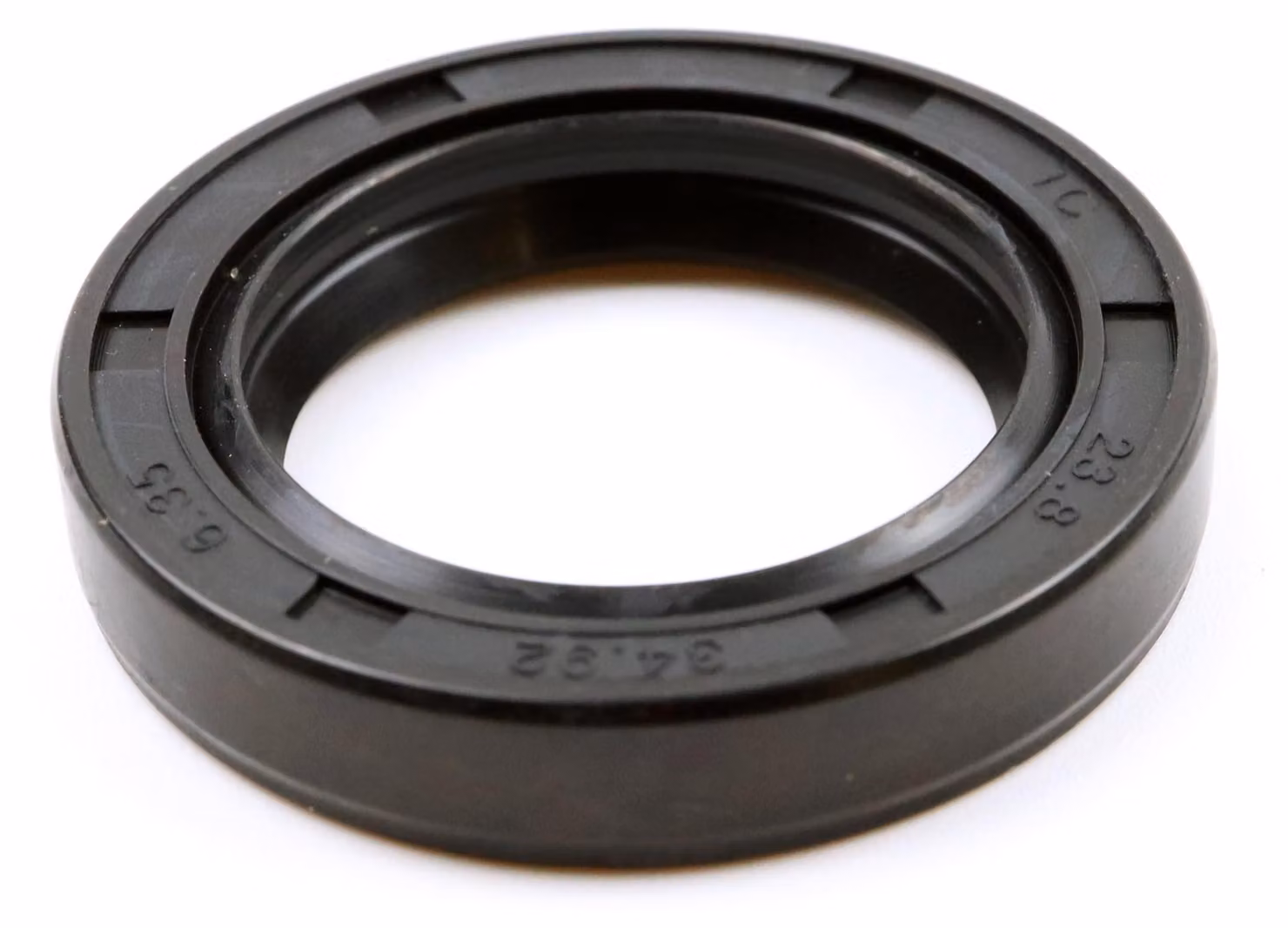 Guarnizione radiale per albero, dimensioni 23,8 x 34,92 x 6,35 mm, materiale NBR 70, conforme alla norma DIN 3760
