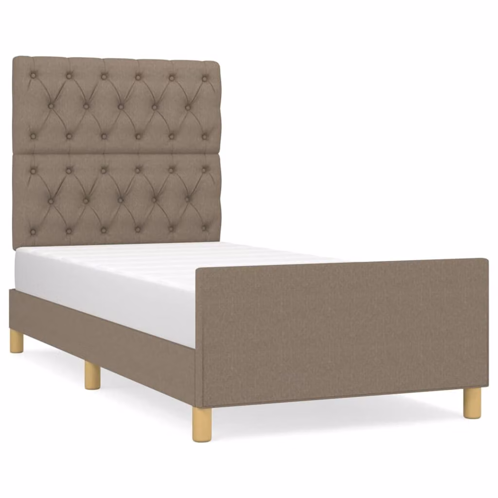 Giroletto senza Materasso Tortora 80x200 cm Tessuto