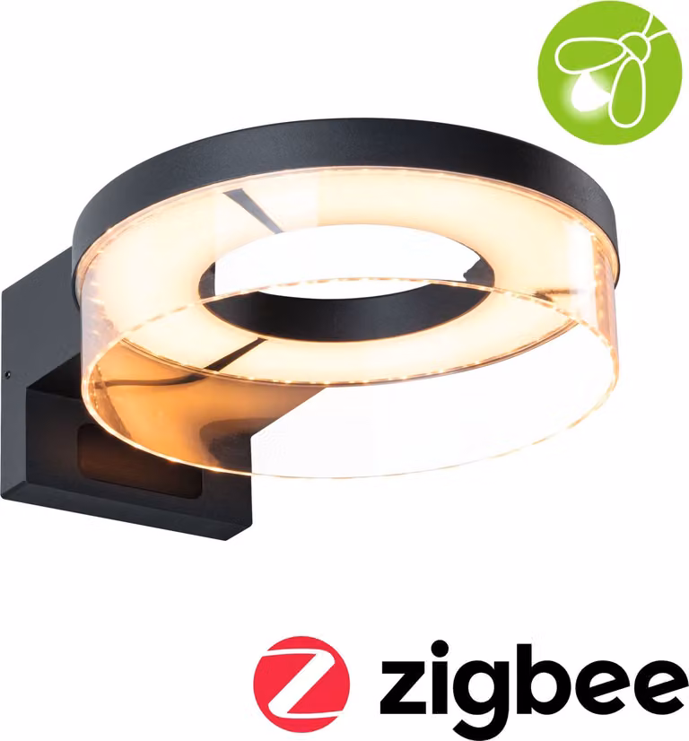 Paulmann Lampada da parete per esterni a LED Capera Rilevatore di movimento crepuscolare (IR) amico degli insetti