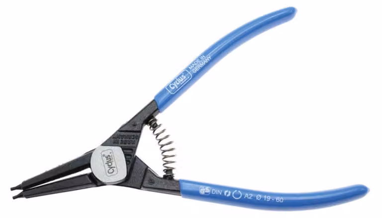 Cycplus Cycle Pinza per anelli di sicurezza con molla per pinze esterne ø19-60 mm nicr