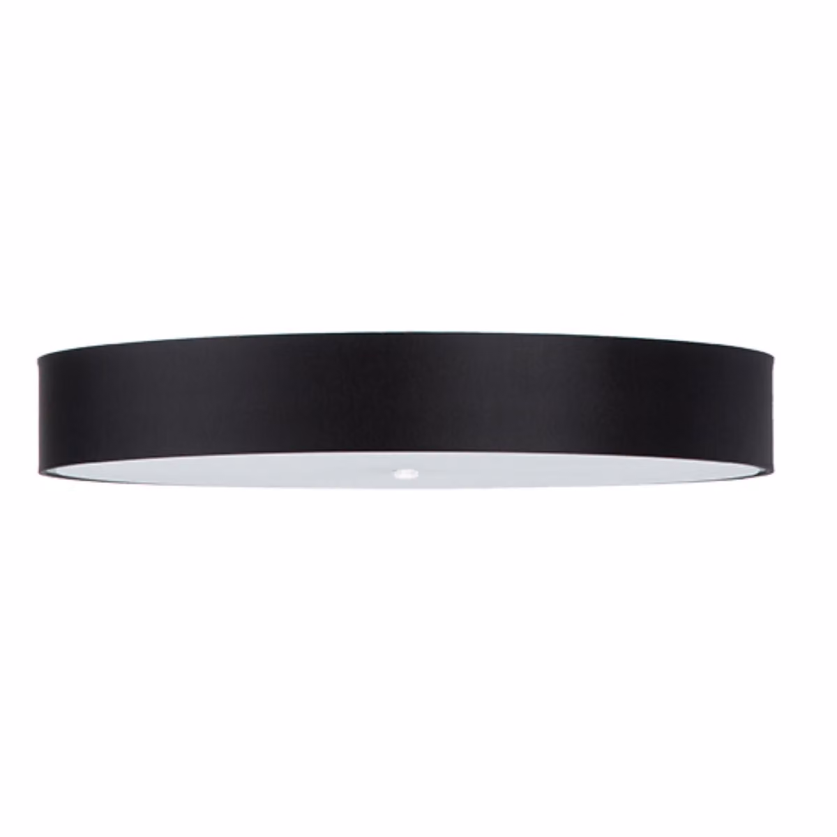 Plafoniera SKALA 90 nero 6xE27 15W tessuto/vetro/acciaio 20x90x90cm Sollux Lighting
