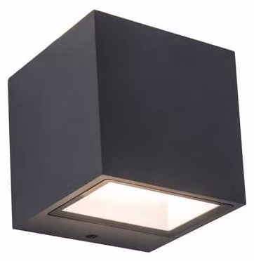 Applique da esterno a LED GEMINI antracite 9W, luce bianca neutra 850 lm, alluminio, dimensioni: 8,6 x 8,5 x 8,8 cm, IP54, Lutec
