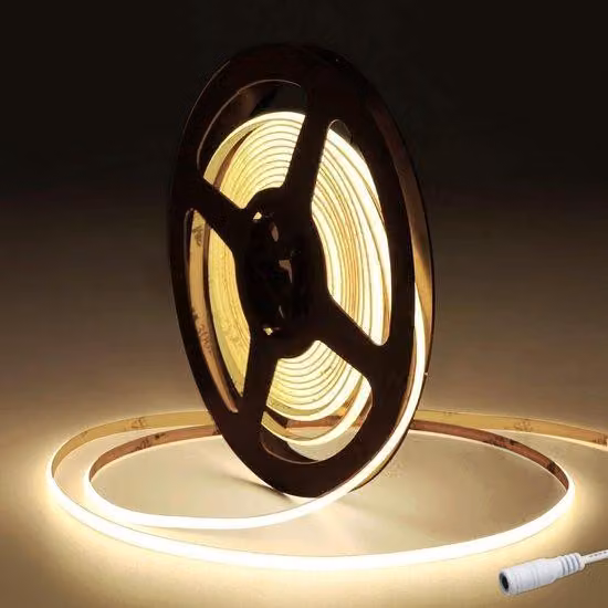 Strisce LED 4000K, 5 m flessibili, larghezza 5 mm, 320 LED/m, tagliabili, senza connettori, per progetti di illuminazione fai da te in camera da letto o in cucina