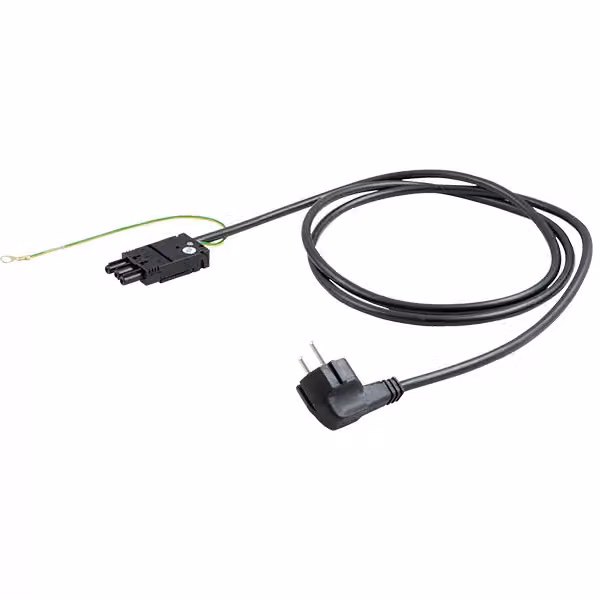 Cavo per apparecchi BACHMANN CEE7/7, collegamento a terra GST18, nero, 3 m