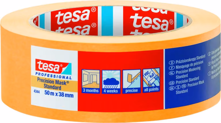 tesa 04344-00001-00 Professional Präzisionskrepp Standard 50mx38mm