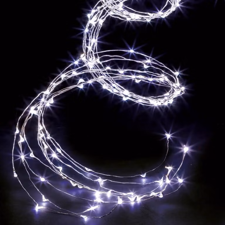 Luci fiabesche per esterni, a cascata, 200 LED