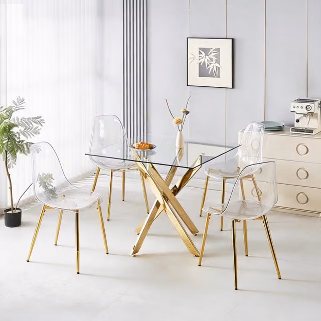 Set Tavolo da Pranzo con 4 Sedie ¨C MINIMAL ¨C Tavolo Allungabile Legno