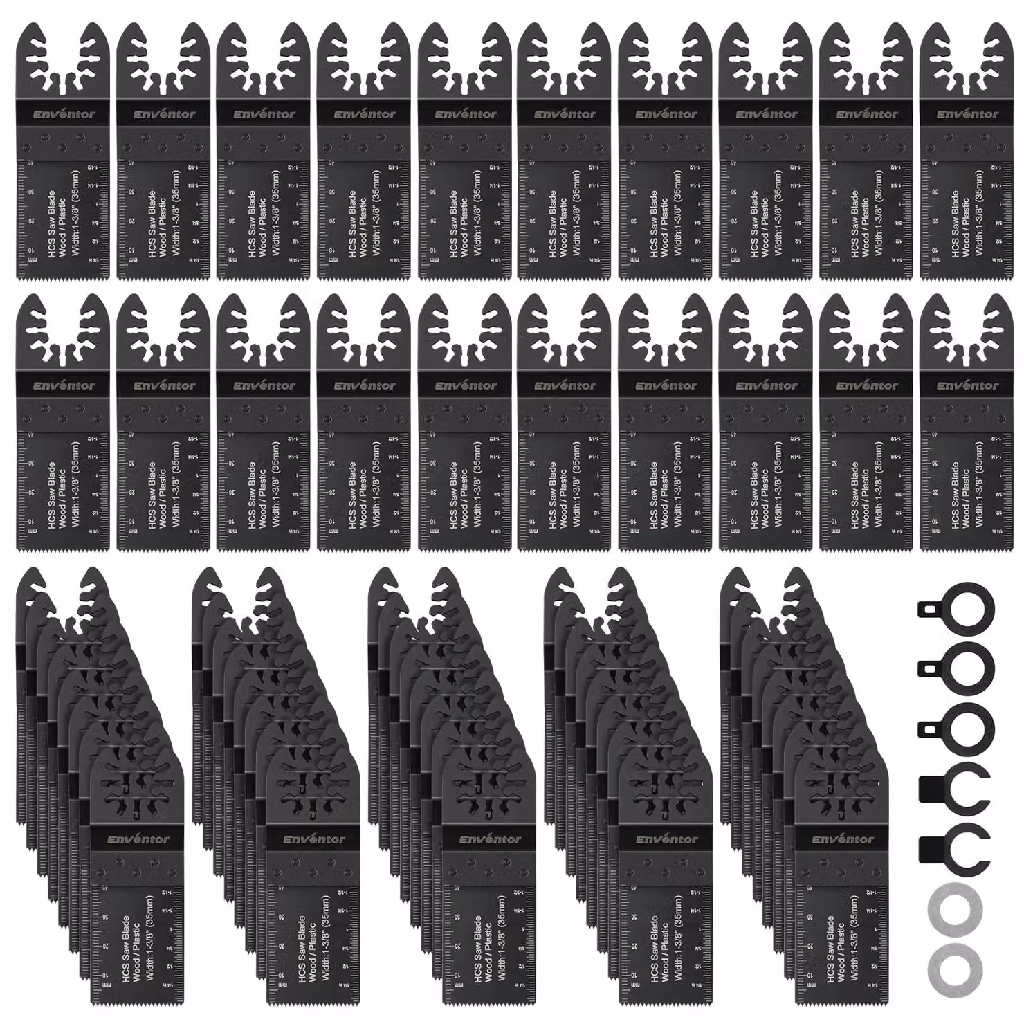 Set di lame per utensile multifunzione, 67 pezzi, accessori universali per utensile multifunzione, set di accessori oscillanti
