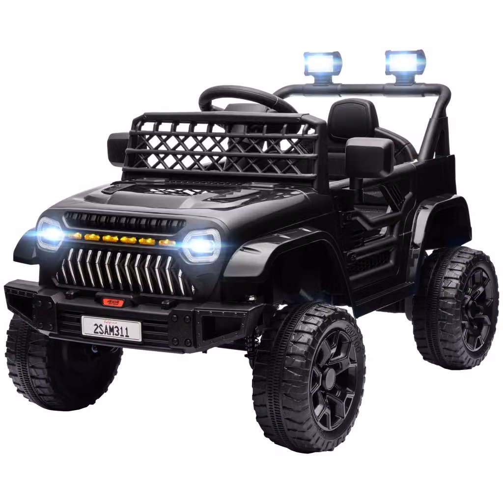 Auto elettrica per bambini Minimal 12V con telecomando colore nero – 2