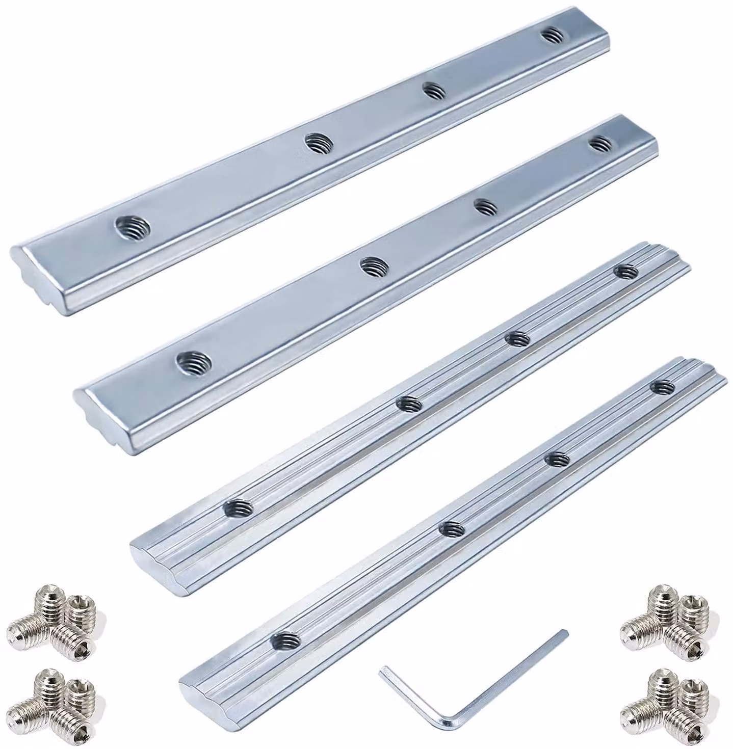 Connettori per profili in alluminio 40x40 mm, set di 4 pezzi, angolari retti