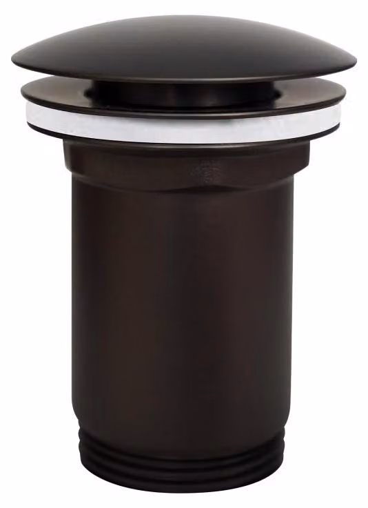 Omnires A706GR Piletta click-clack con troppopieno, grafite