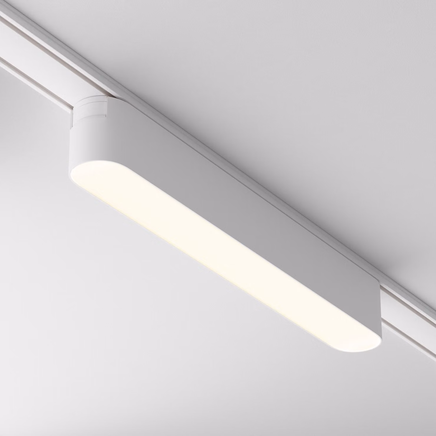 Sistema di binari magnetici Maytoni basic RADITY 48V Luce a binario LED 12W Bianco 90Ra Bianco caldo