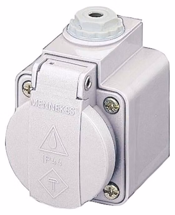 MENNEKES Elektrotechnik GmbH & Co. KG Aufbausteckdose Schuko 10081 16A2P+E 230V (10081)