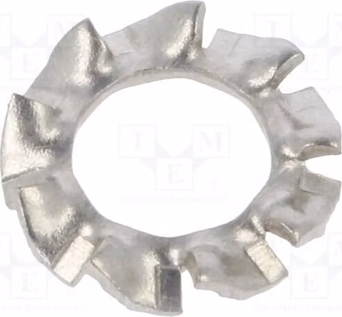 200 rondelle di supporto, resistenti agli acidi, in acciaio A4, diametro 6 mm, forma circolare, codice BN: 4880 1184032