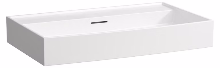 LAUFEN Kartell lavabo à poser, sans trou pour robinet, avec trop-plein, 800x460mm, H8163360001091, H8163360001091