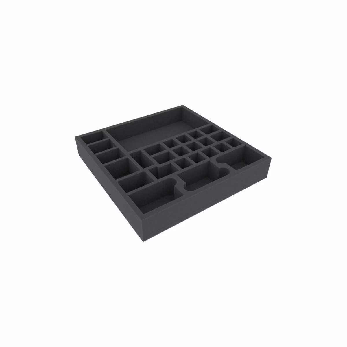 295 x 295 x 50 mm - Imbottitura in schiuma per miniature da giochi da tavolo, 26 scomparti