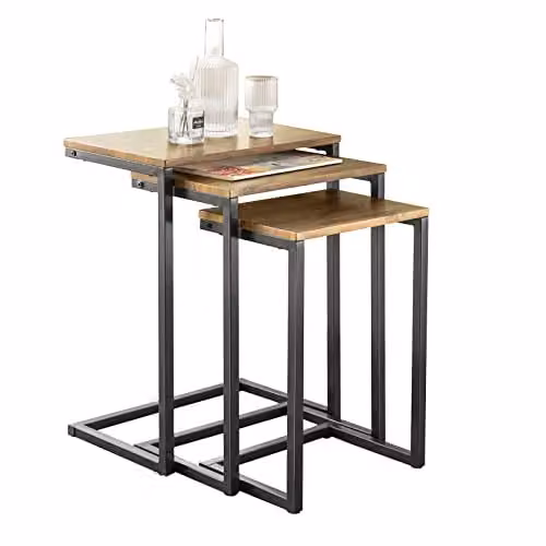 SoBuy Set 3 tavolini da salotto moderni