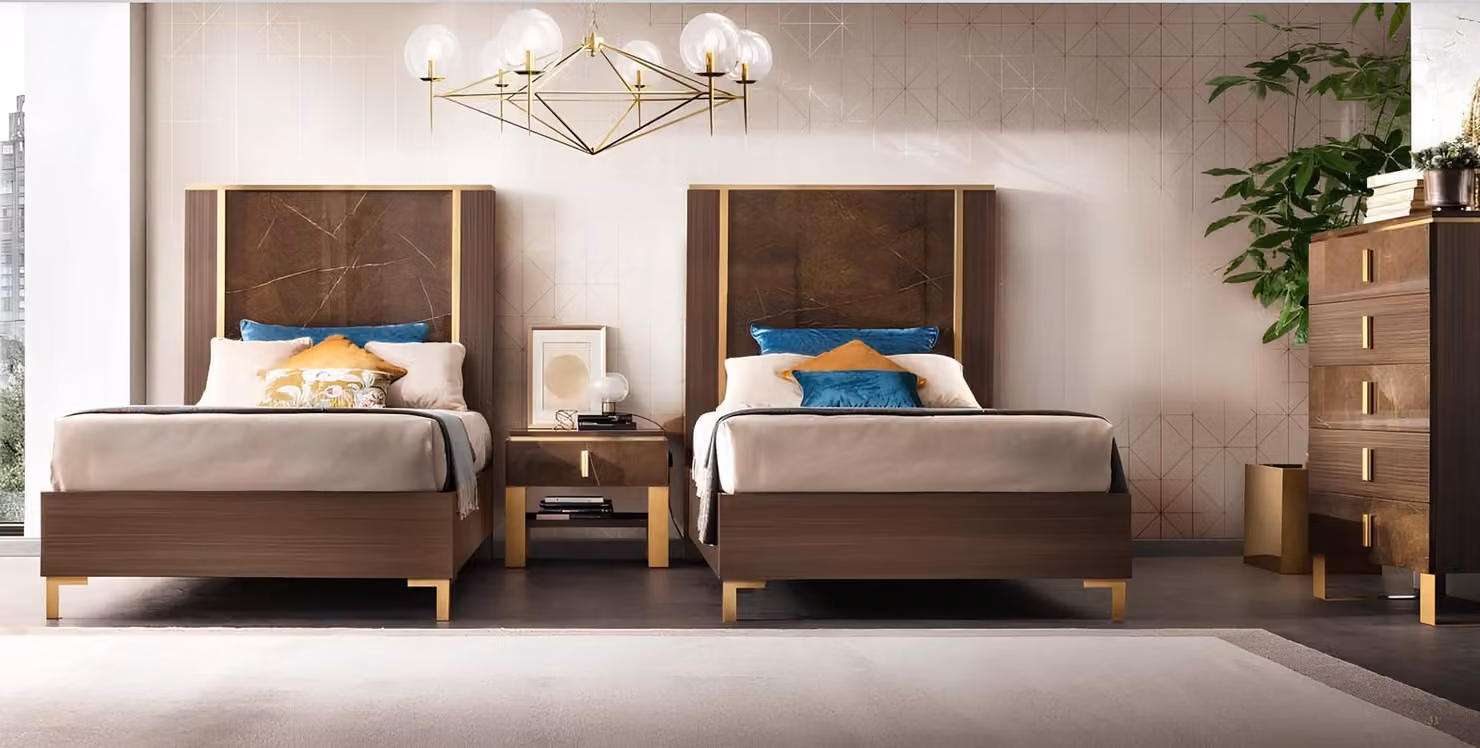 Schlafzimmer Luxus Bett Doppel Betten Holz 120x200cm Royal Bett Luxus Bett