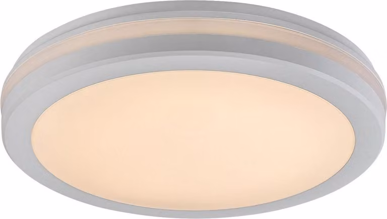 Plafoniera per esterni INDRE LED 28W 3000, 4000, 6500K IP54 plastica bianca Ø30cm