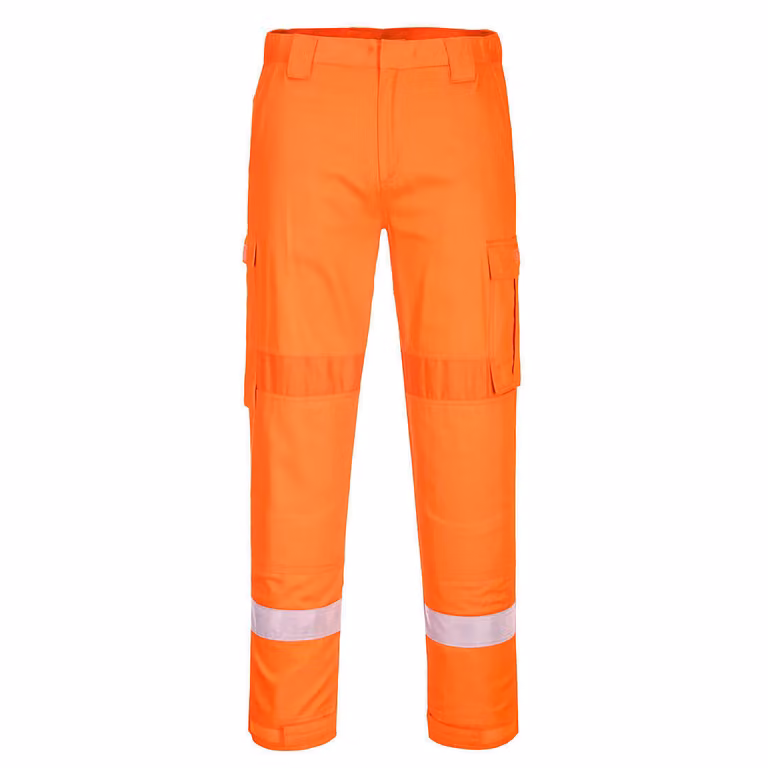 Portwest FR401 LIGHT BIZFLAME PLUS PANTS Arancione Taglia S