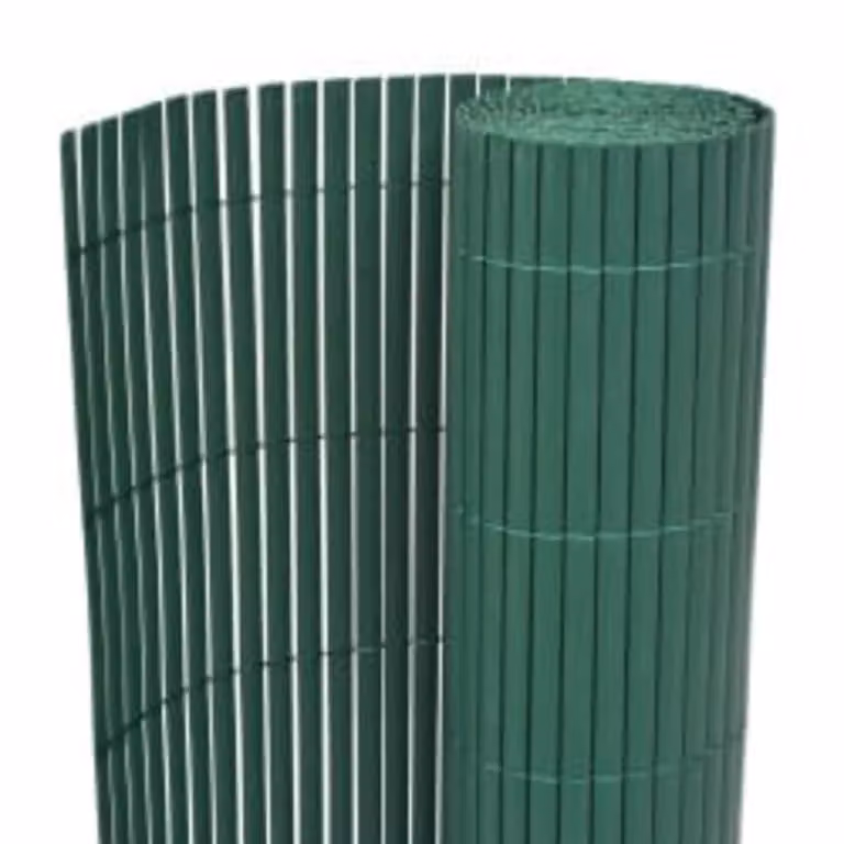 vidaXL Recinzione da giardino bifacciale 90x400 cm Verde