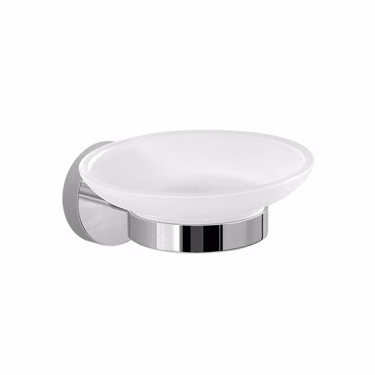 Portasapone da muro in acciaio inox e Cromall 2311 Gedy serie EROS Cromato