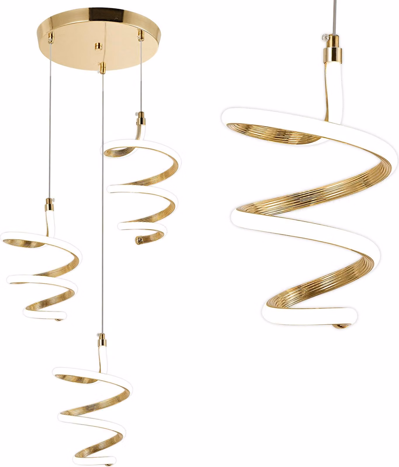 Lámpara Led TOOLIGHT G075-3CPR Gold0