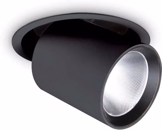 Faretto Tubolare Moderno Nova IDEAL LUX in Alluminio Nero con LED da 30W e Luce Naturale 4000K
