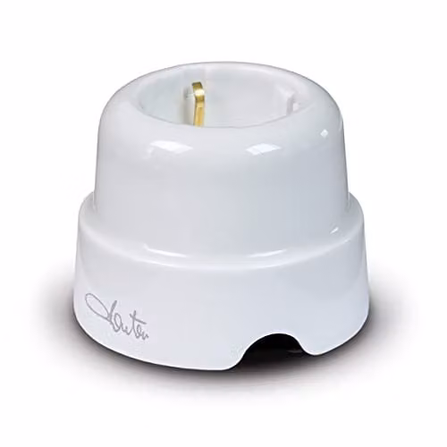 Presa da parete in ceramica P30 Bianco
