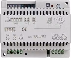 Relè attuatore per sistema 2Voice Urmet colore bianco