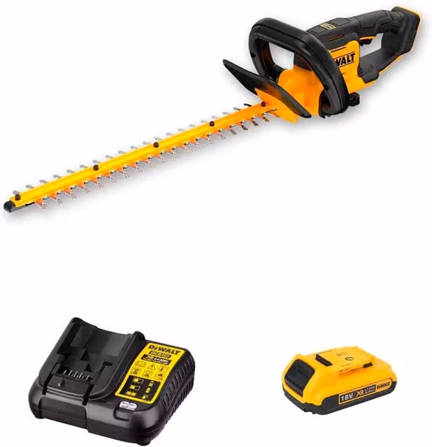 Tagliasiepi DeWALT DCMHT562D1 (1 x 2,0 Ah + DCB107)