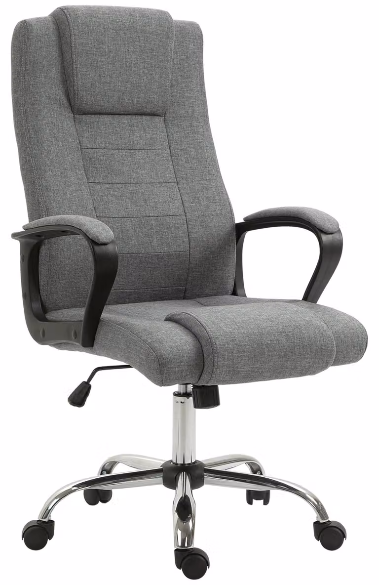Vinsetto Sedia da Ufficio Presidenziale Ergonomica Basculante e Imbottita con Altezza e Inclinazione Regolabile, 62 x 76 x 110-119cm